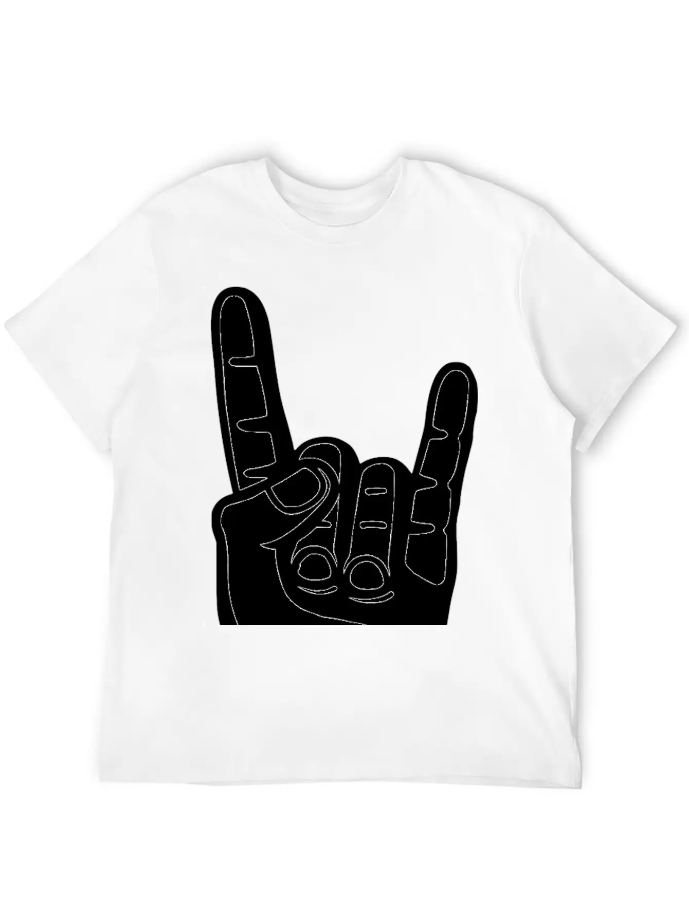 Heavy Metal Hand Unisex Casual T-Shirt – Clean Design For Daily Comfort