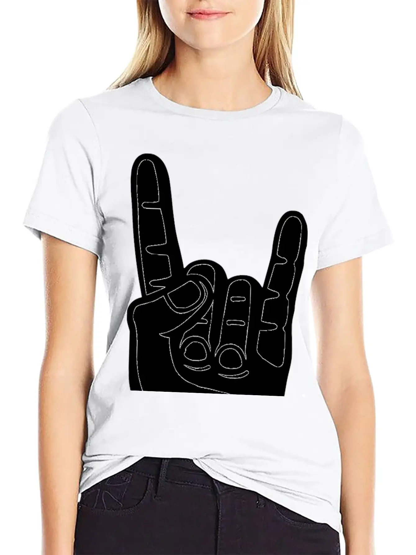 Heavy Metal Hand Unisex Casual T-Shirt – Clean Design For Daily Comfort