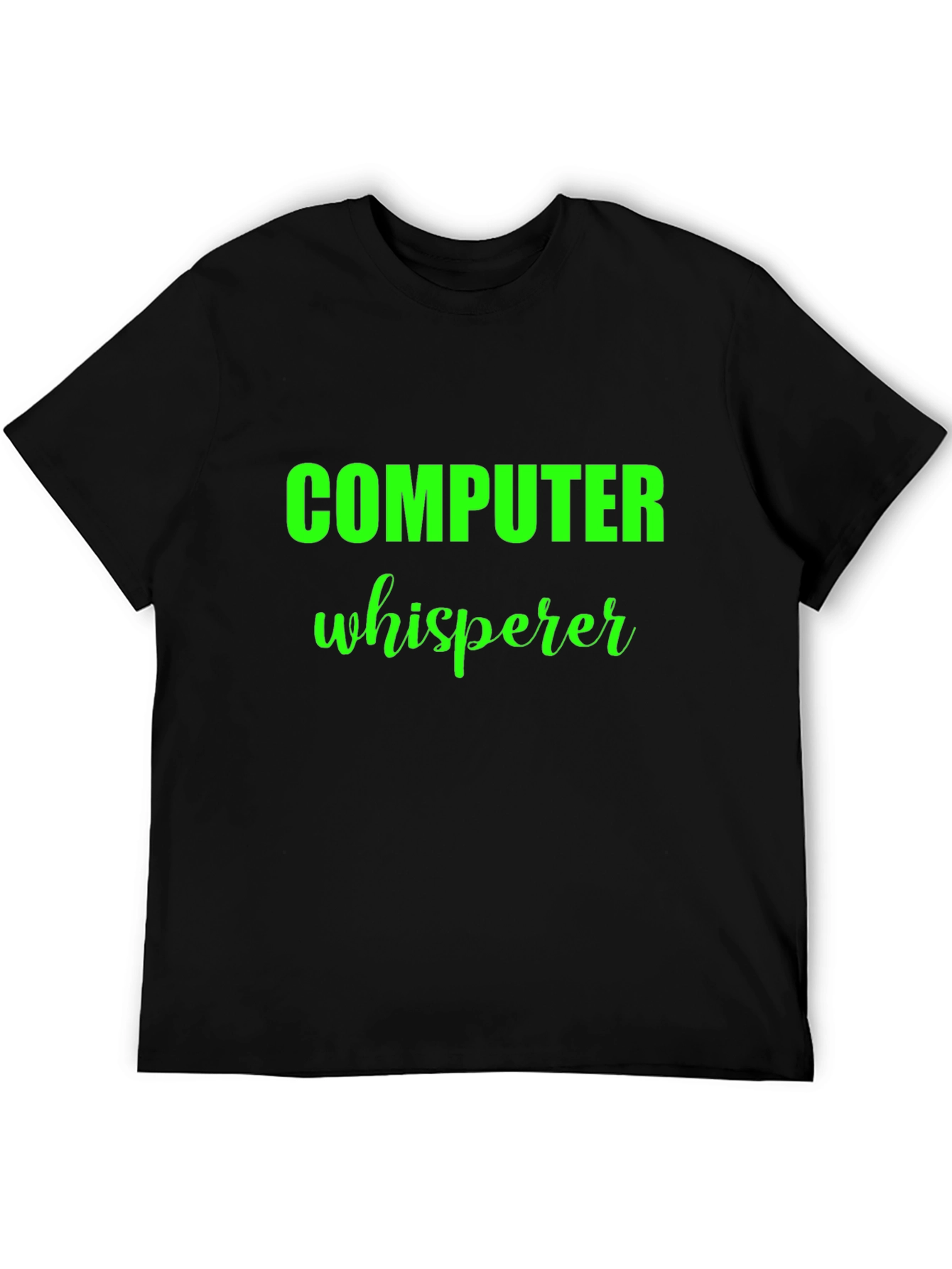 Computer Whisperer Black T-Shirt
