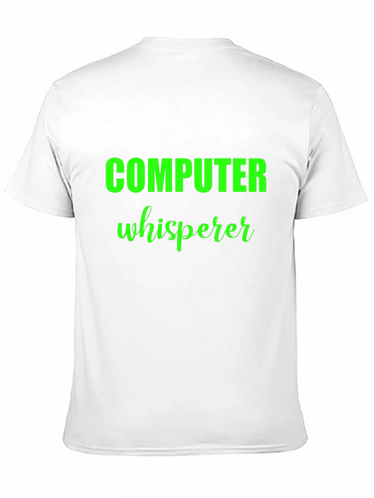 Computer Whisperer Black T-Shirt