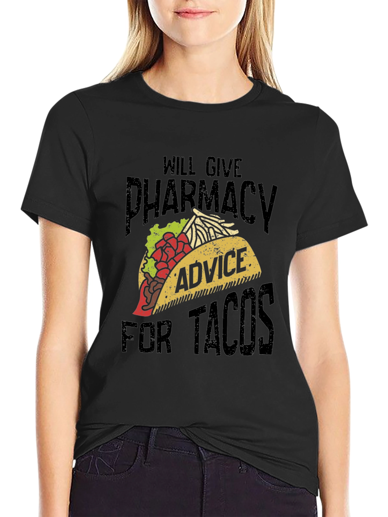 Pharmacy Advice for Tacos Graphic Tee