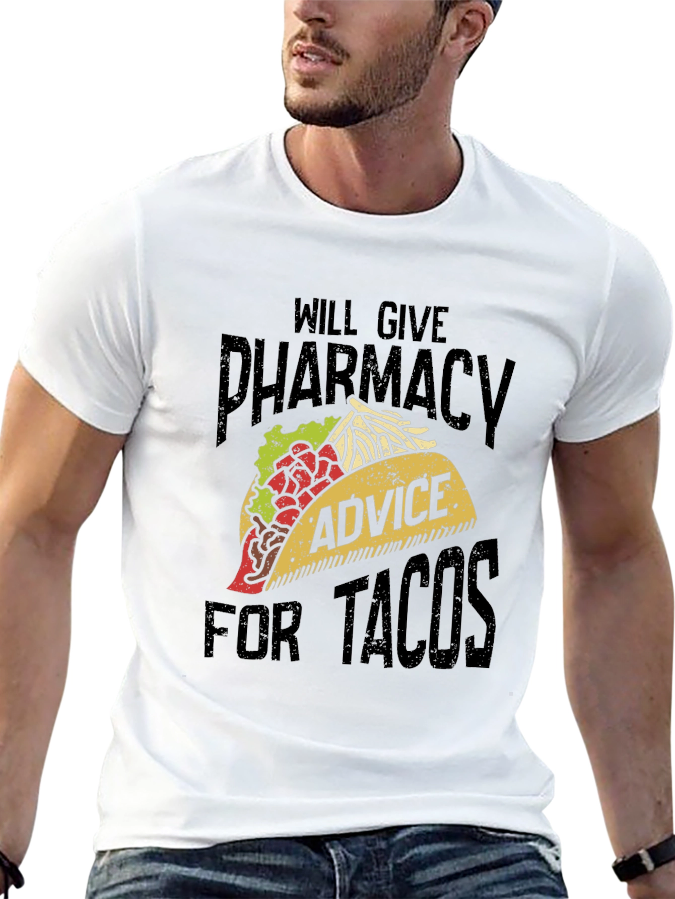 Pharmacy Advice for Tacos Graphic Tee