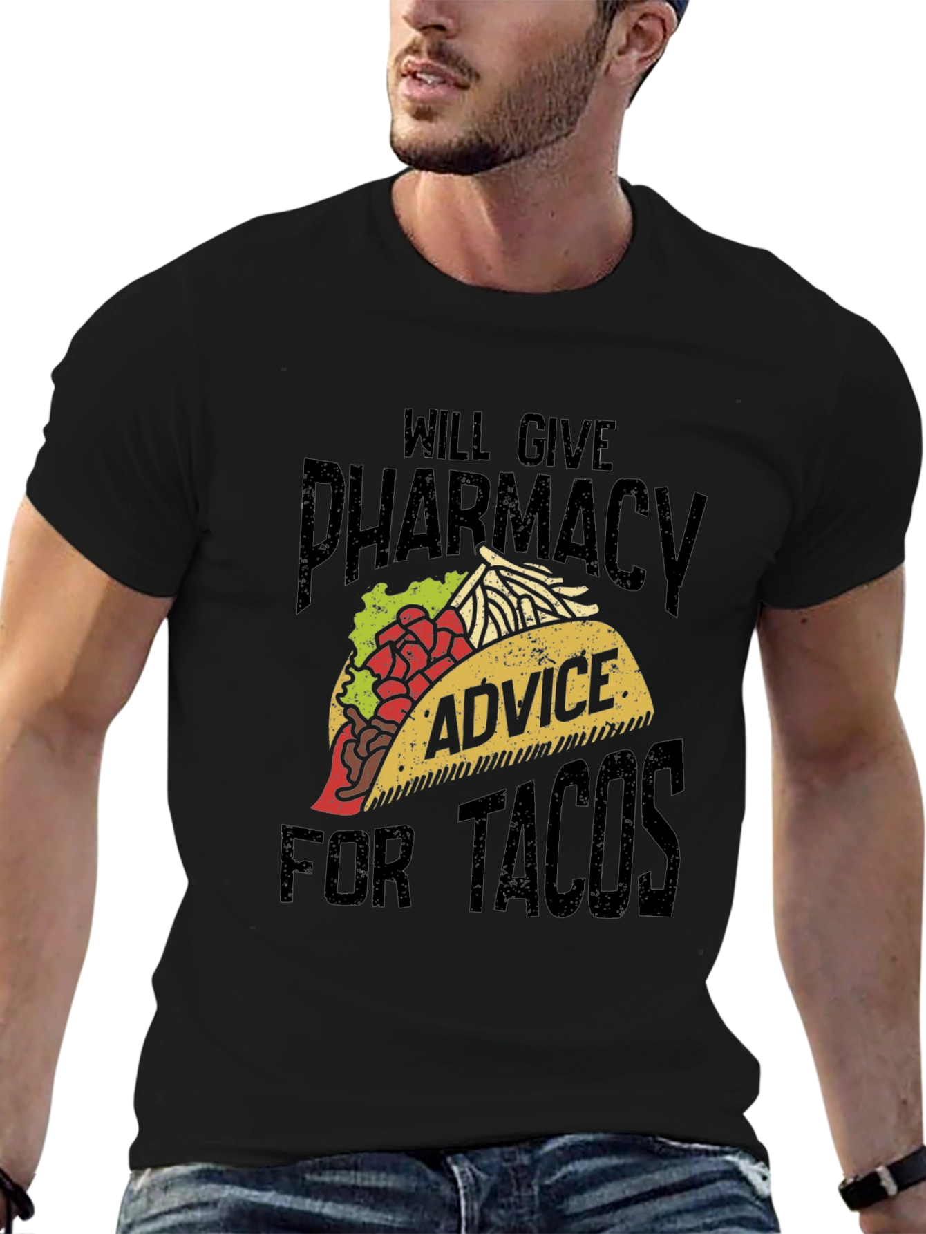 Pharmacy Advice for Tacos Graphic Tee