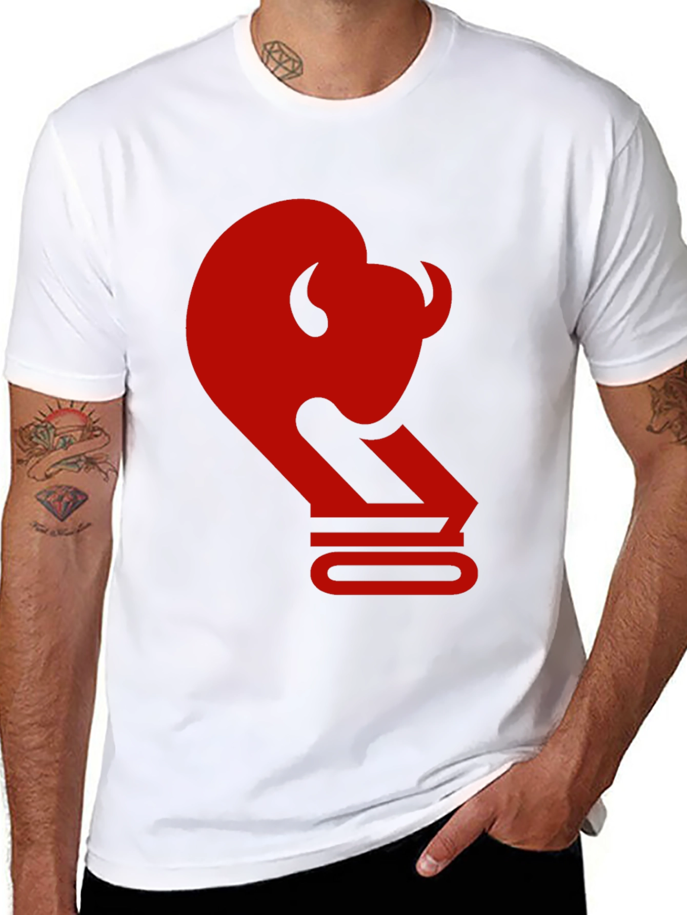 Bold Bison Graphic Tee - Black