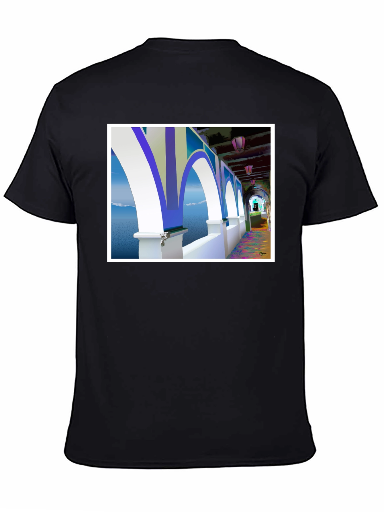 Arched Seascape Graphic Tee