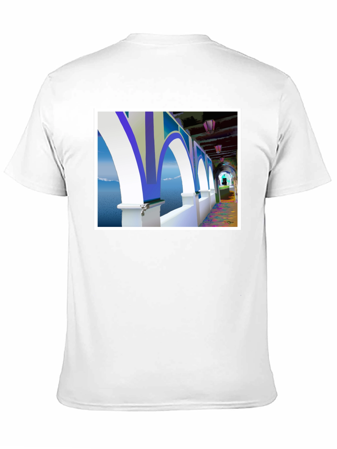 Arched Seascape Graphic Tee