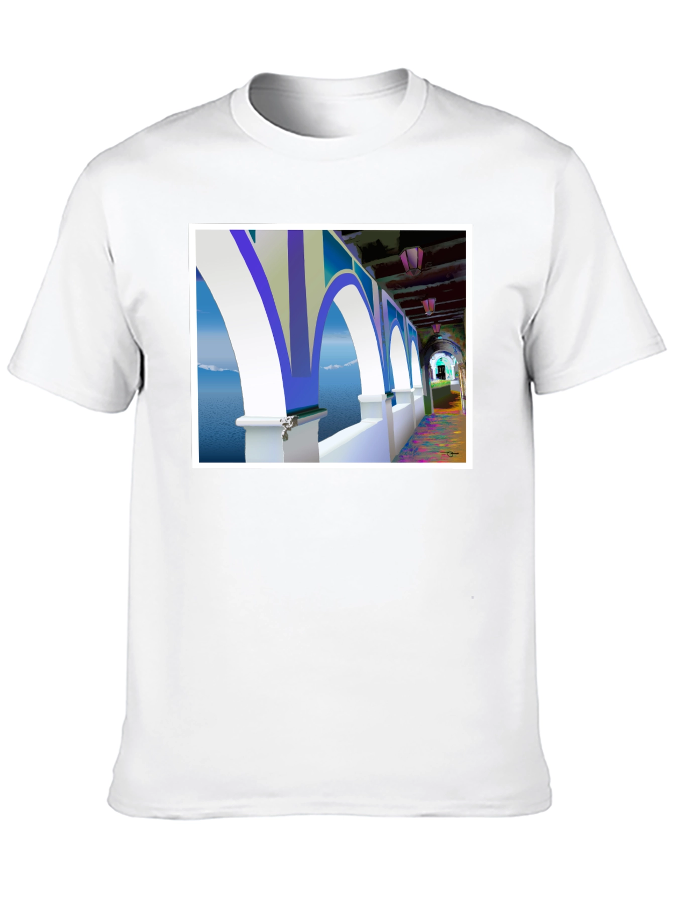 Arched Seascape Graphic Tee