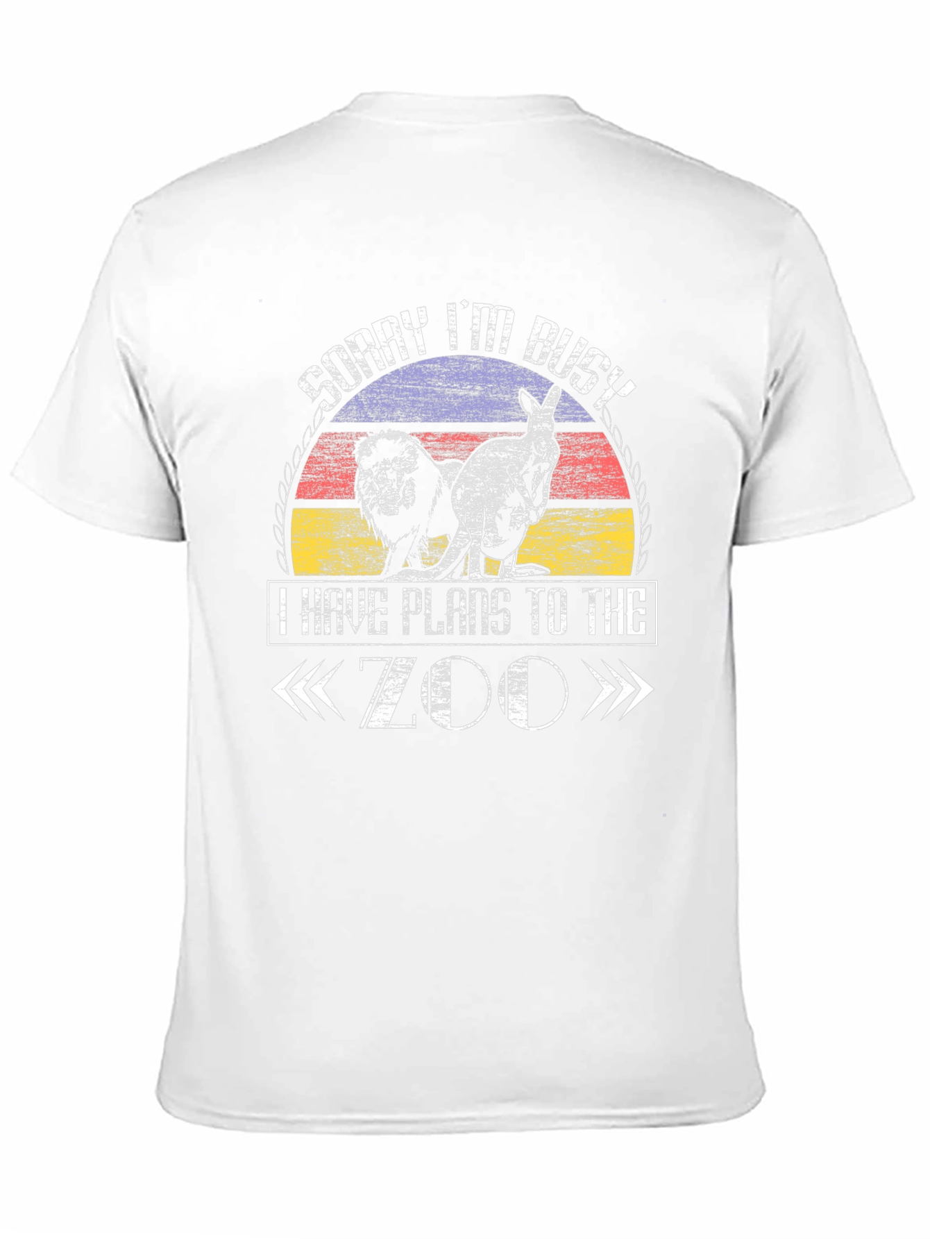 Zoo Plans T-Shirt - Lion Kangaroo Animal Lover