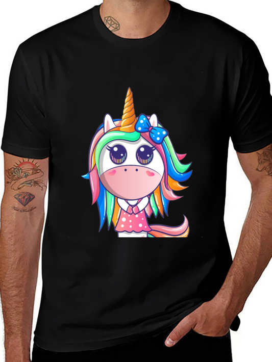 Unicorn Graphic T-Shirt - Cute Cartoon Design