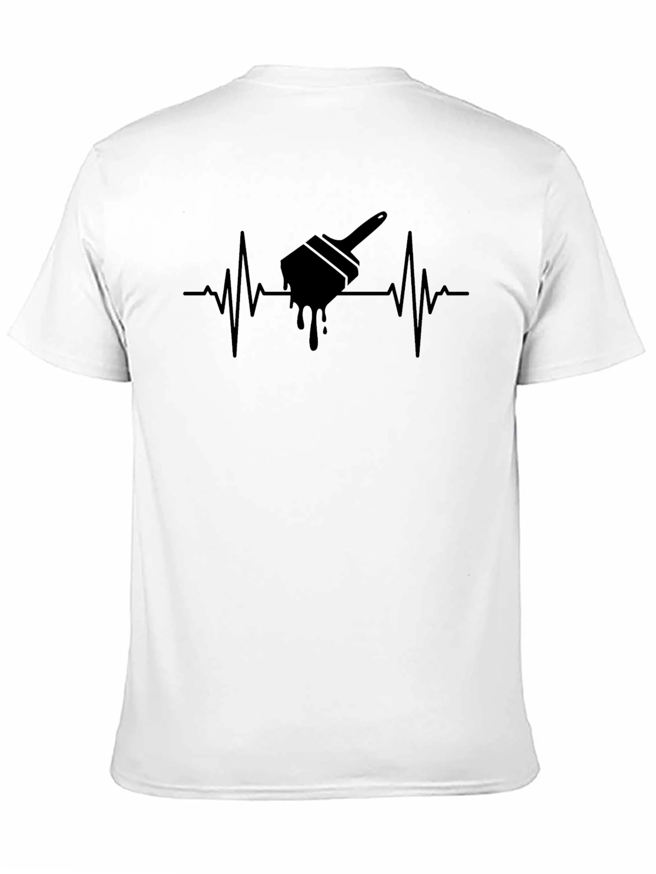 Painters Pulse T-Shirt - Artistic Heartbeat Design