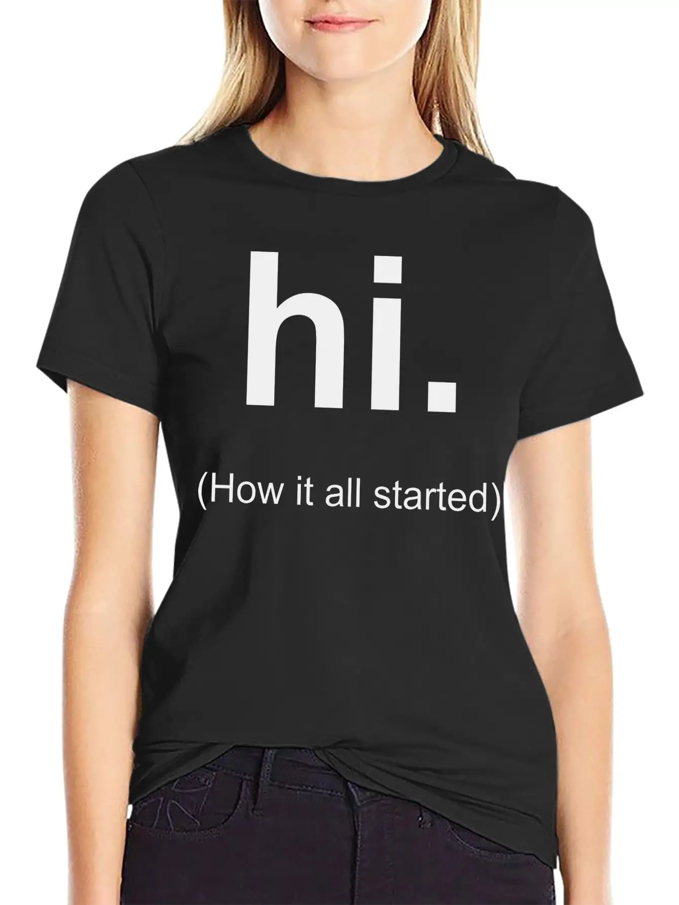 Hi Unisex Casual T-Shirt – Clean Design For Daily Comfort
