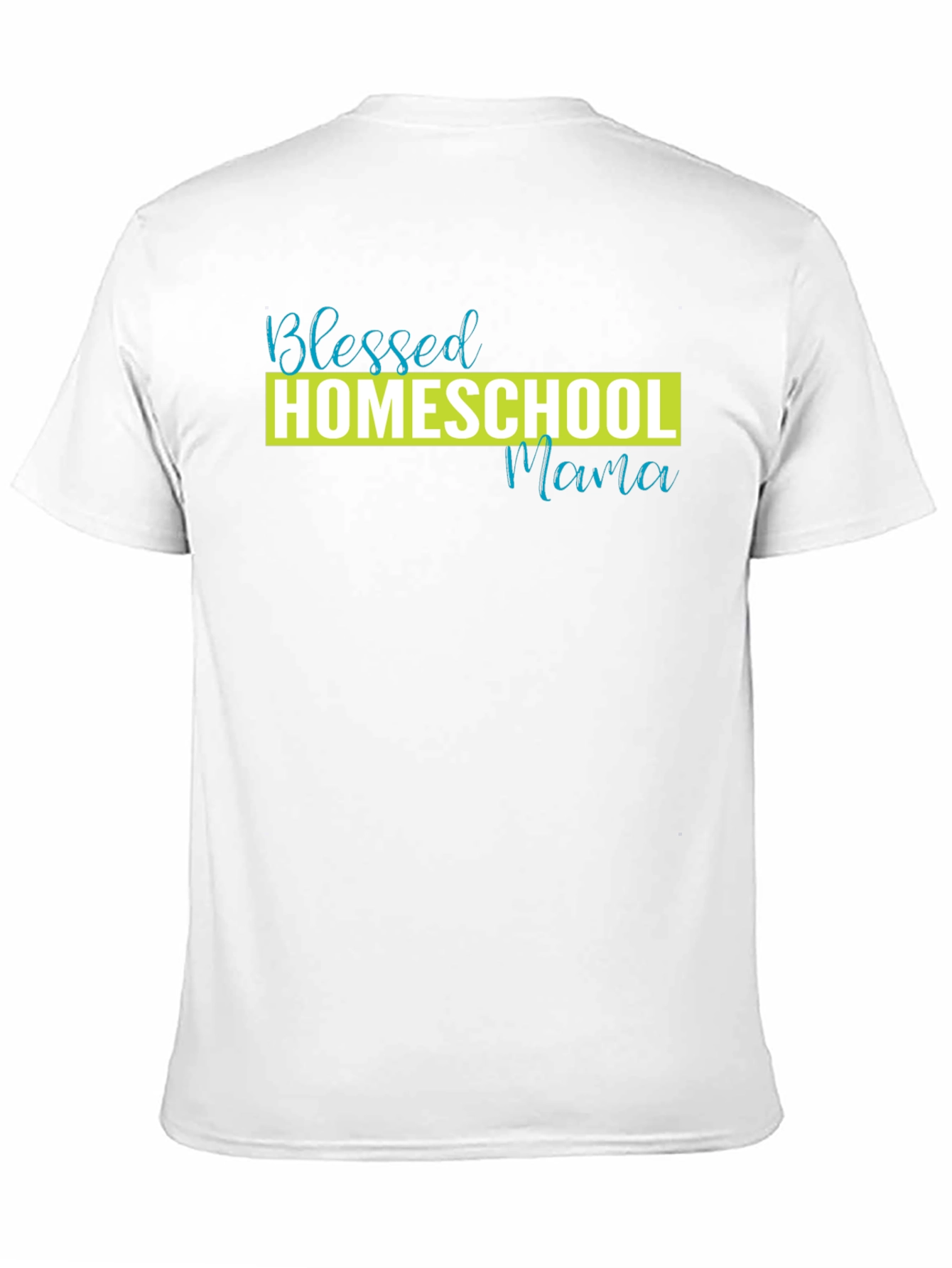 Blessed Homeschool Mama Black T-Shirt