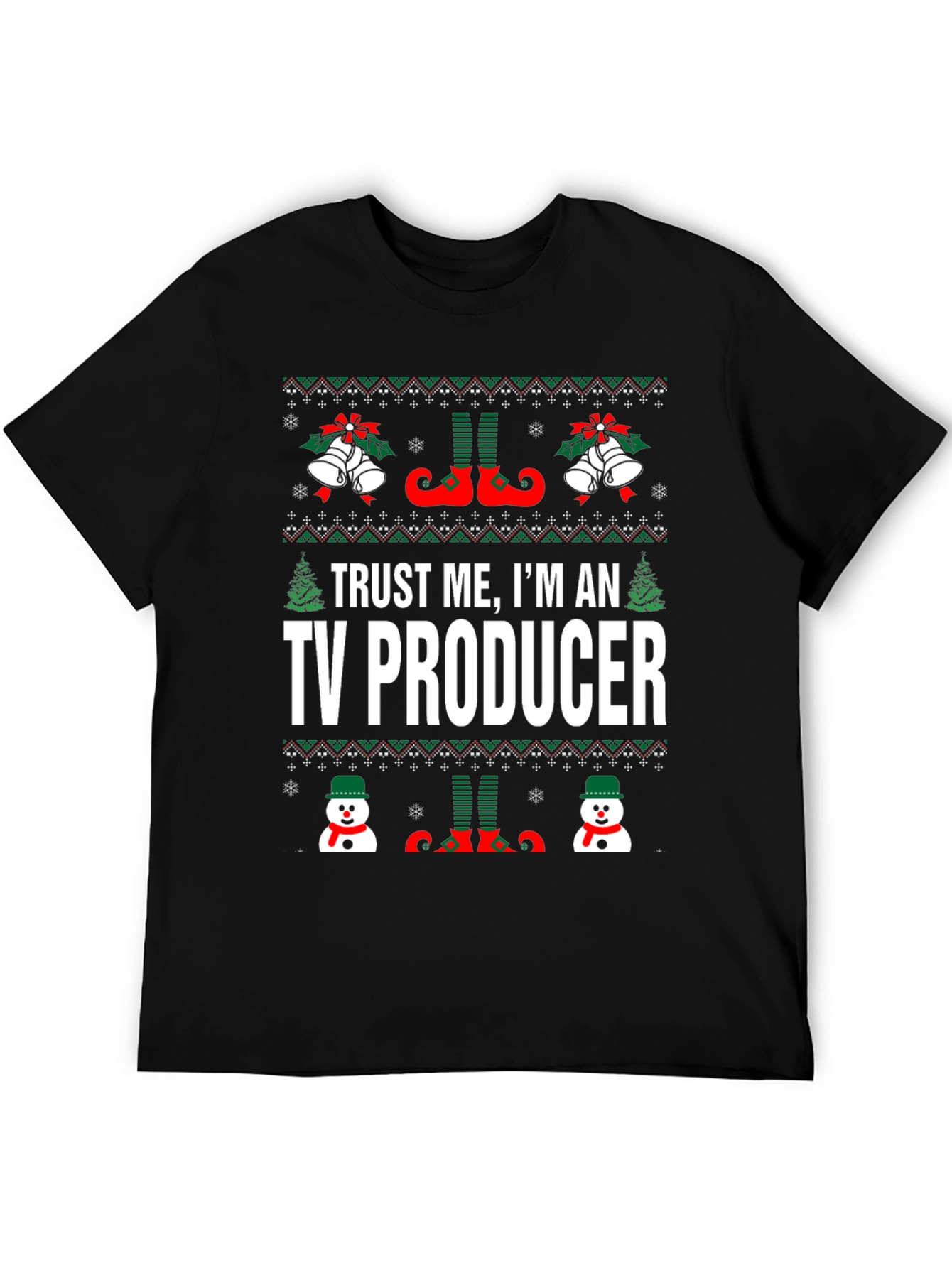 Trust Me Im An TV Producer Christmas T-Shirt