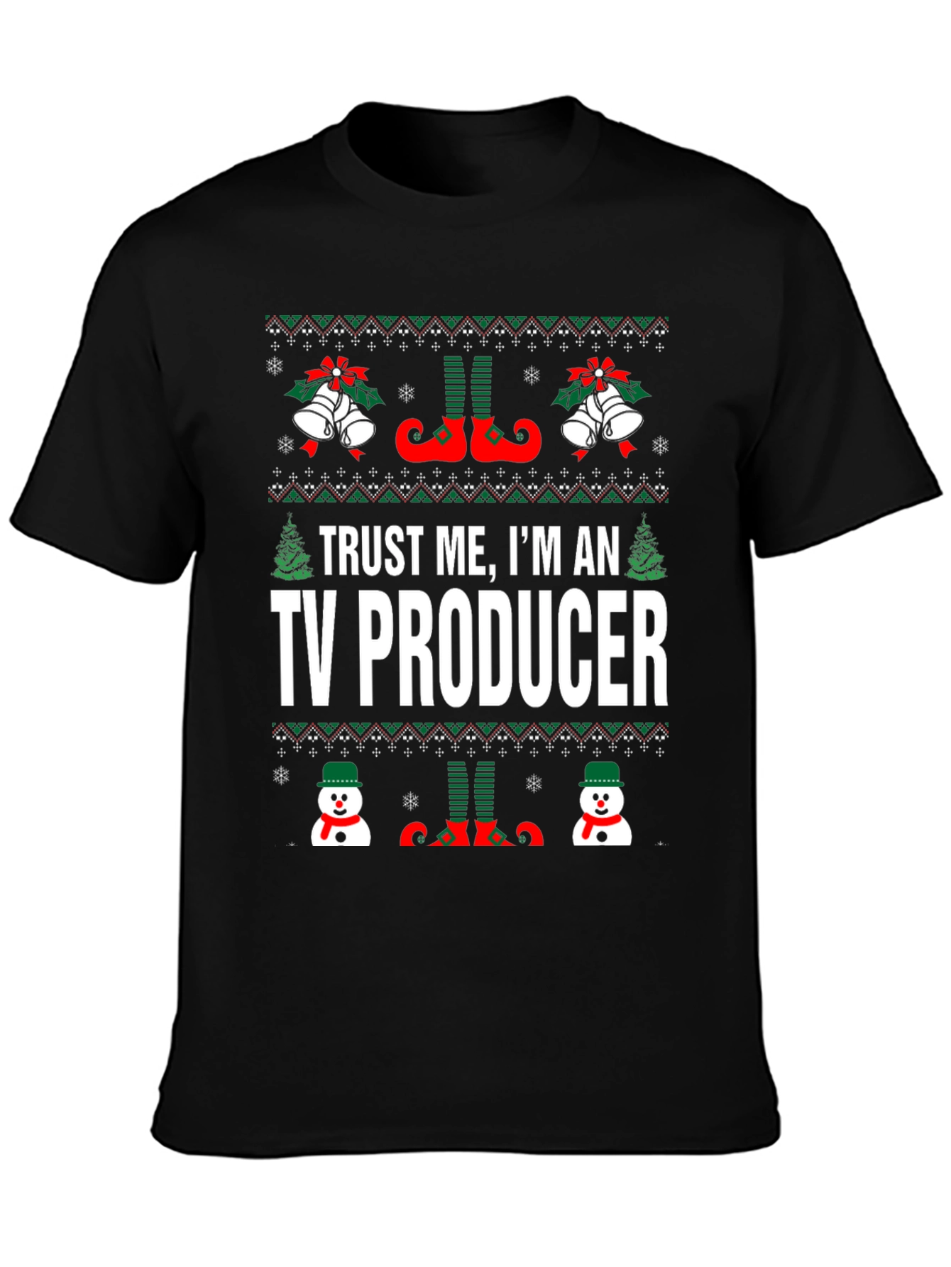 Trust Me Im An TV Producer Christmas T-Shirt