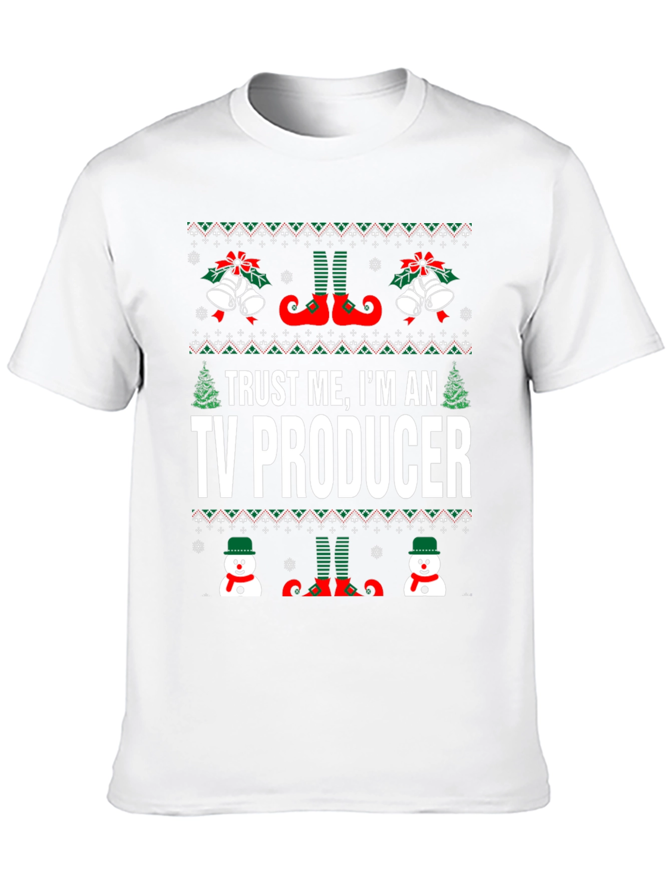Trust Me Im An TV Producer Christmas T-Shirt