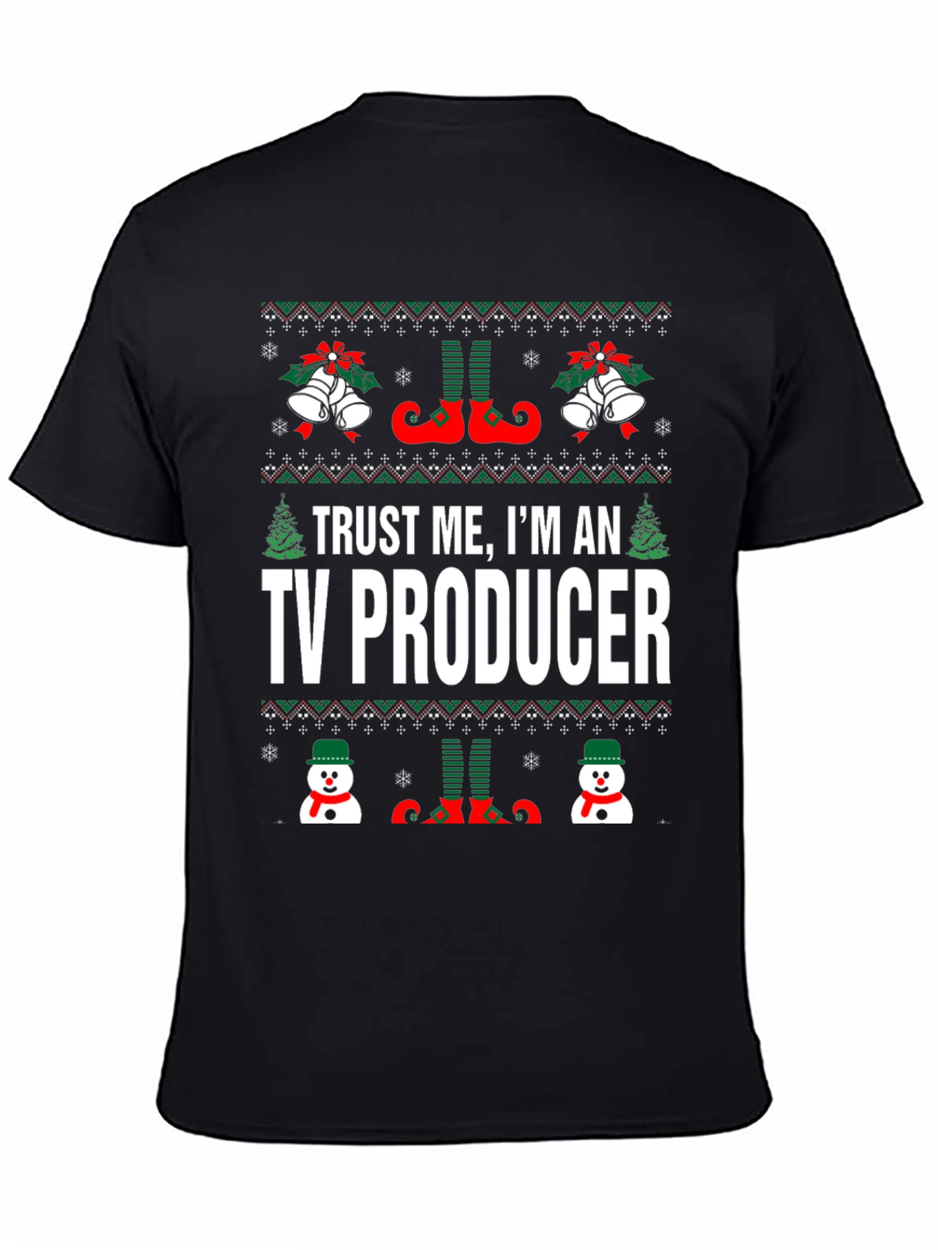 Trust Me Im An TV Producer Christmas T-Shirt
