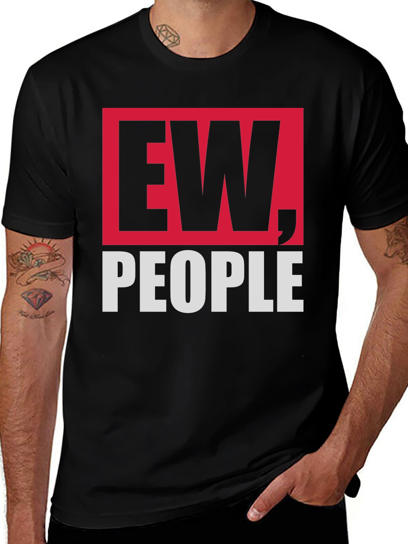 Ew People Graphic Tee - Unisex Soft Cotton