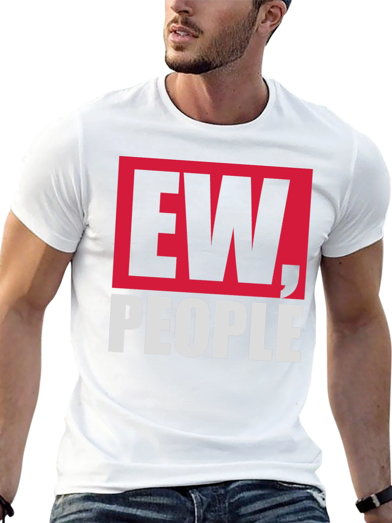 Ew People Graphic Tee - Unisex Soft Cotton