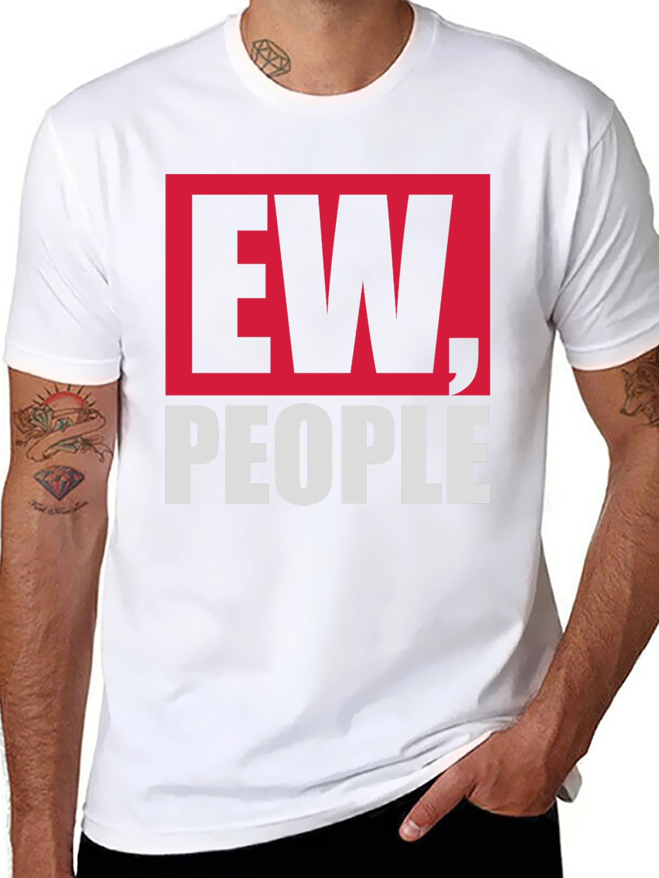 Ew People Graphic Tee - Unisex Soft Cotton