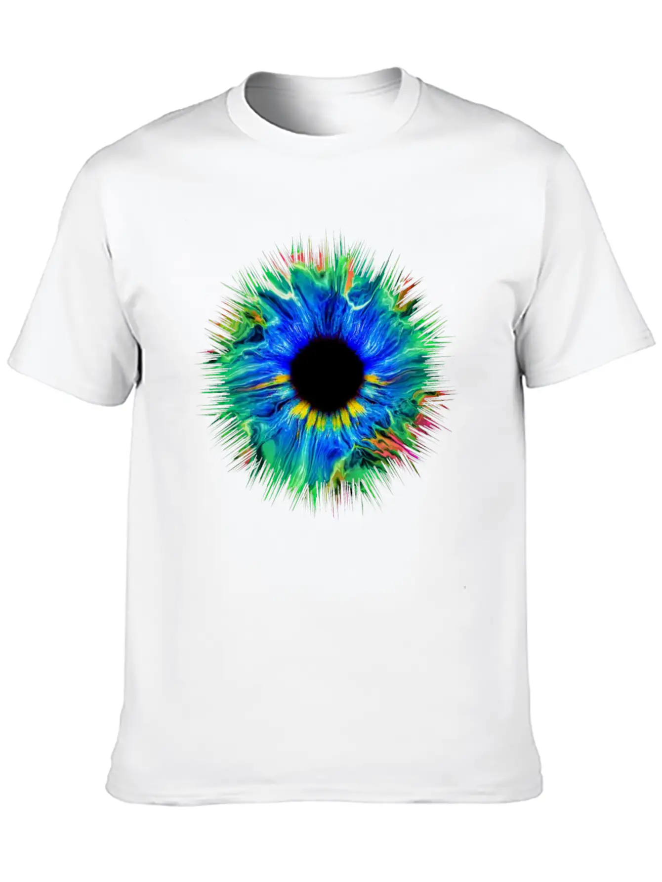 Hipster Cool Eye Iris Freedom Hip Fashion Abstract Unisex Casual T-Shirt – Clean Design For Daily Comfort