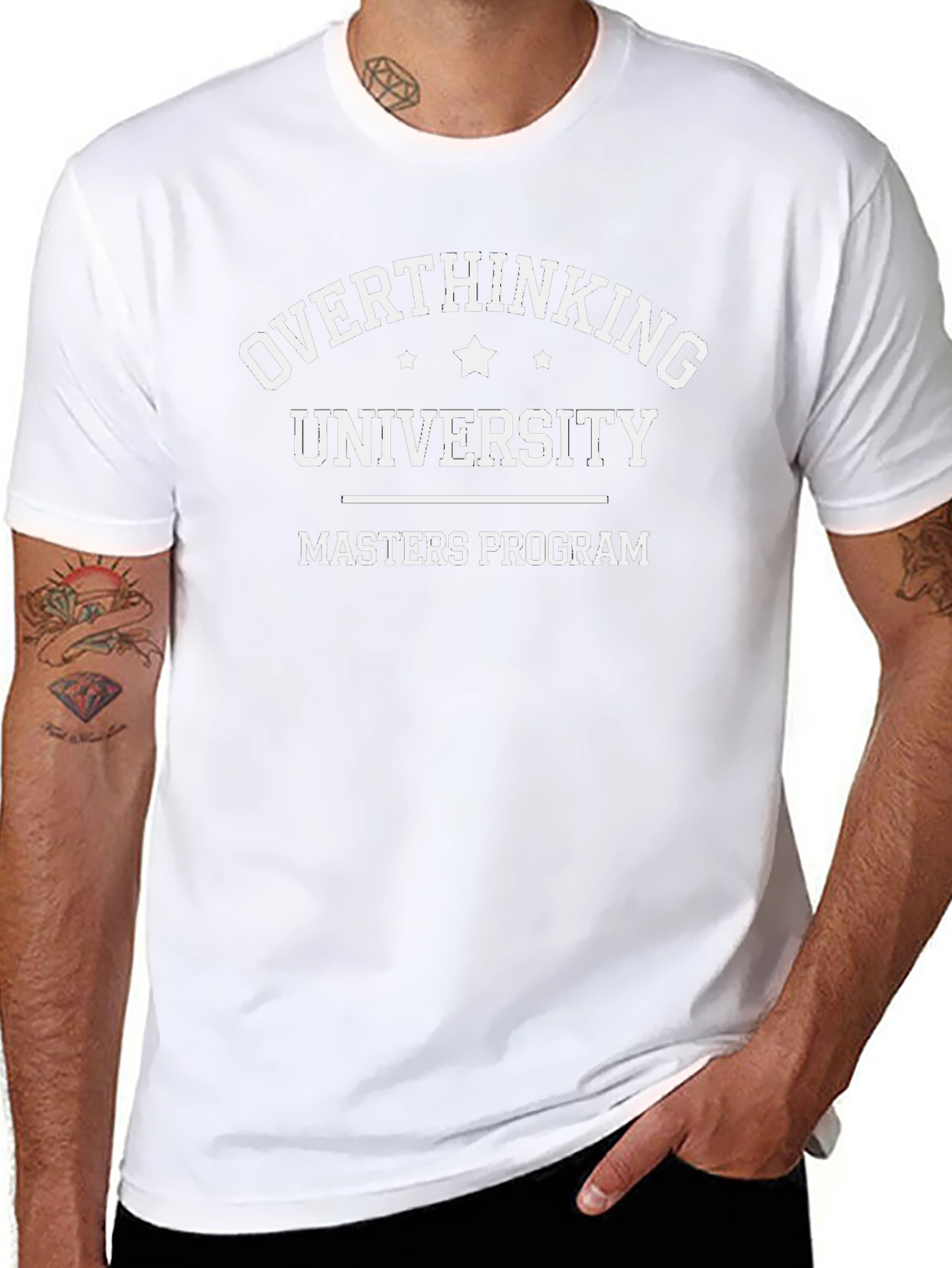 Overthinking University Masters Program T-Shirt