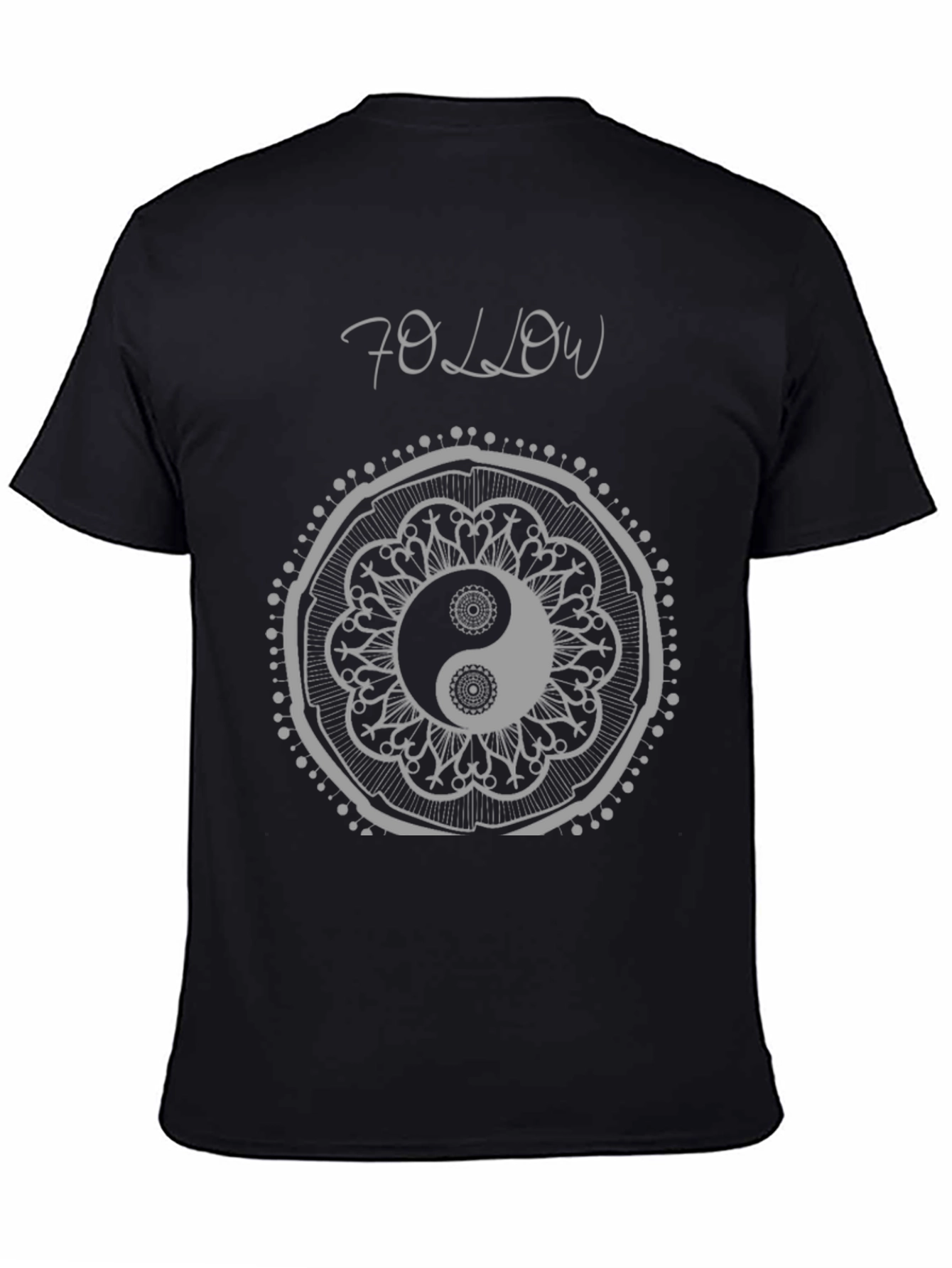 Yin Yang Mandala T-Shirt - Follow Your Path