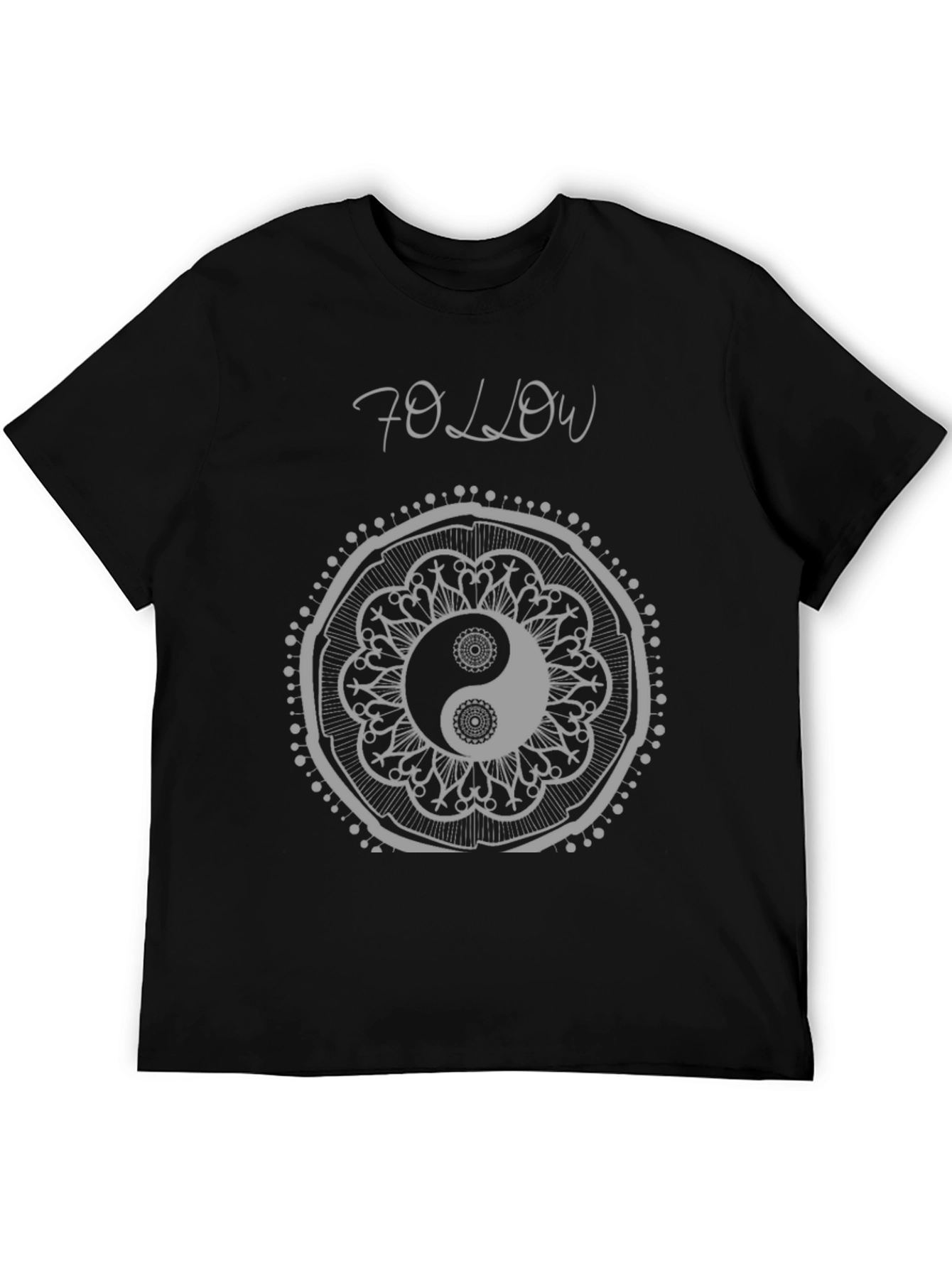 Yin Yang Mandala T-Shirt - Follow Your Path