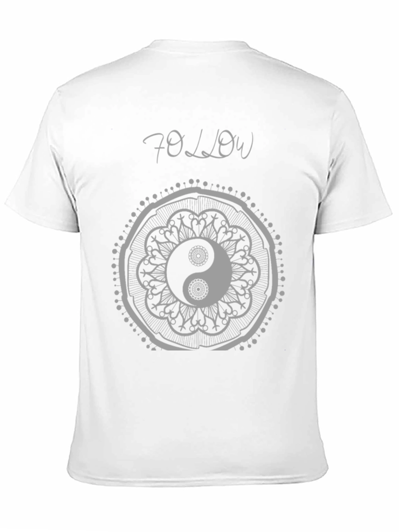 Yin Yang Mandala T-Shirt - Follow Your Path