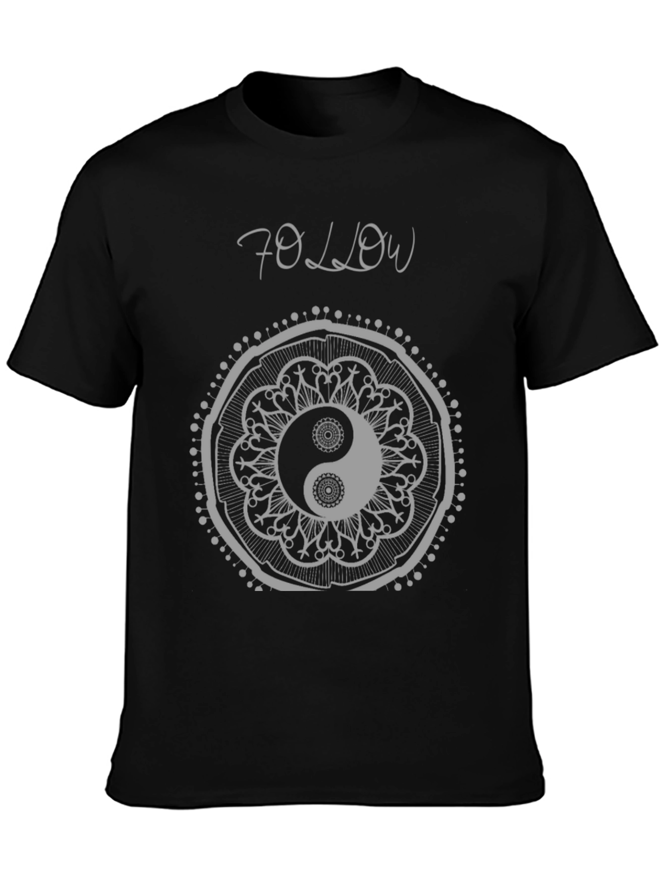 Yin Yang Mandala T-Shirt - Follow Your Path