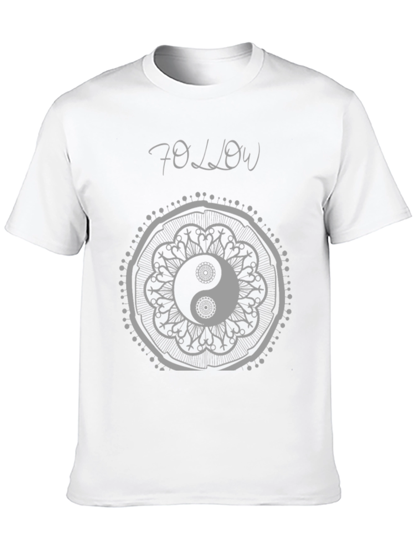 Yin Yang Mandala T-Shirt - Follow Your Path