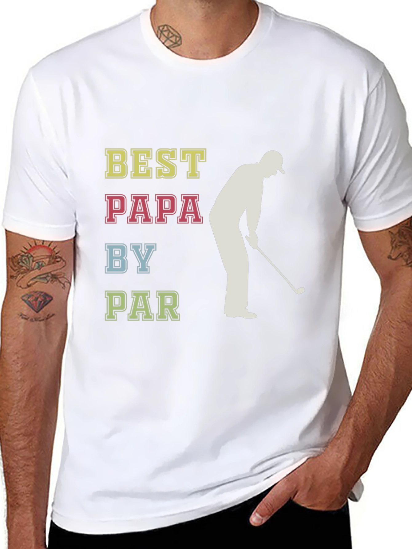 Best Papa By Par Golf T-Shirt