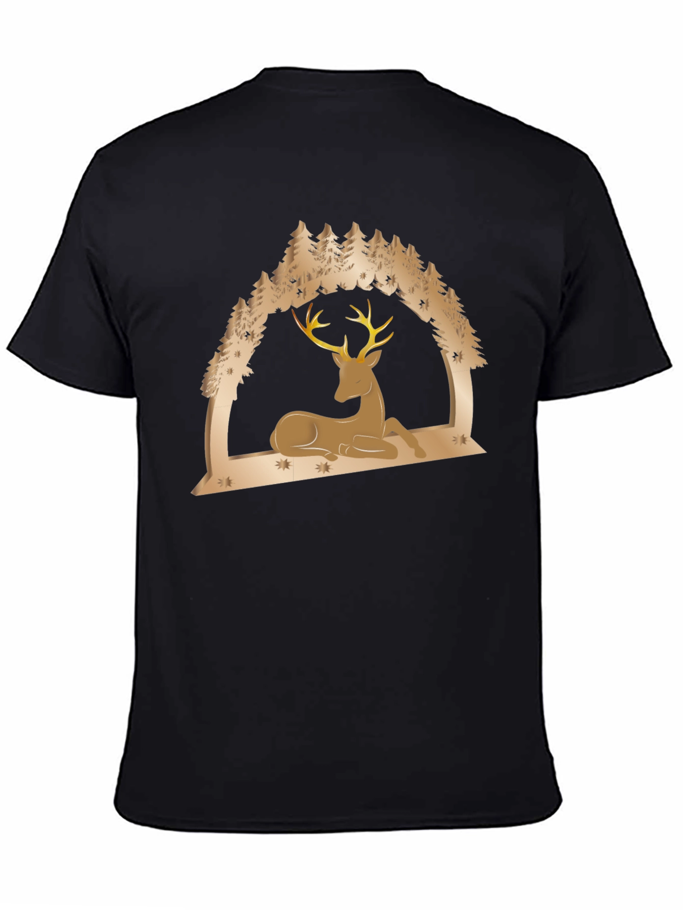 Deer Forest Graphic T-Shirt