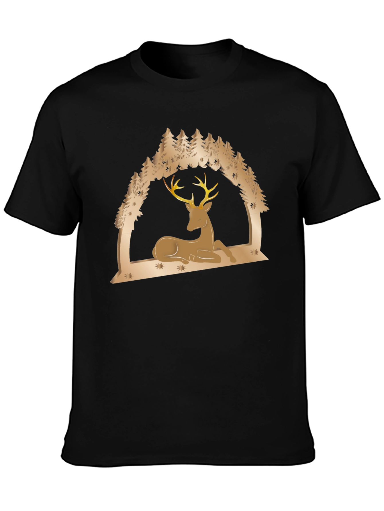 Deer Forest Graphic T-Shirt