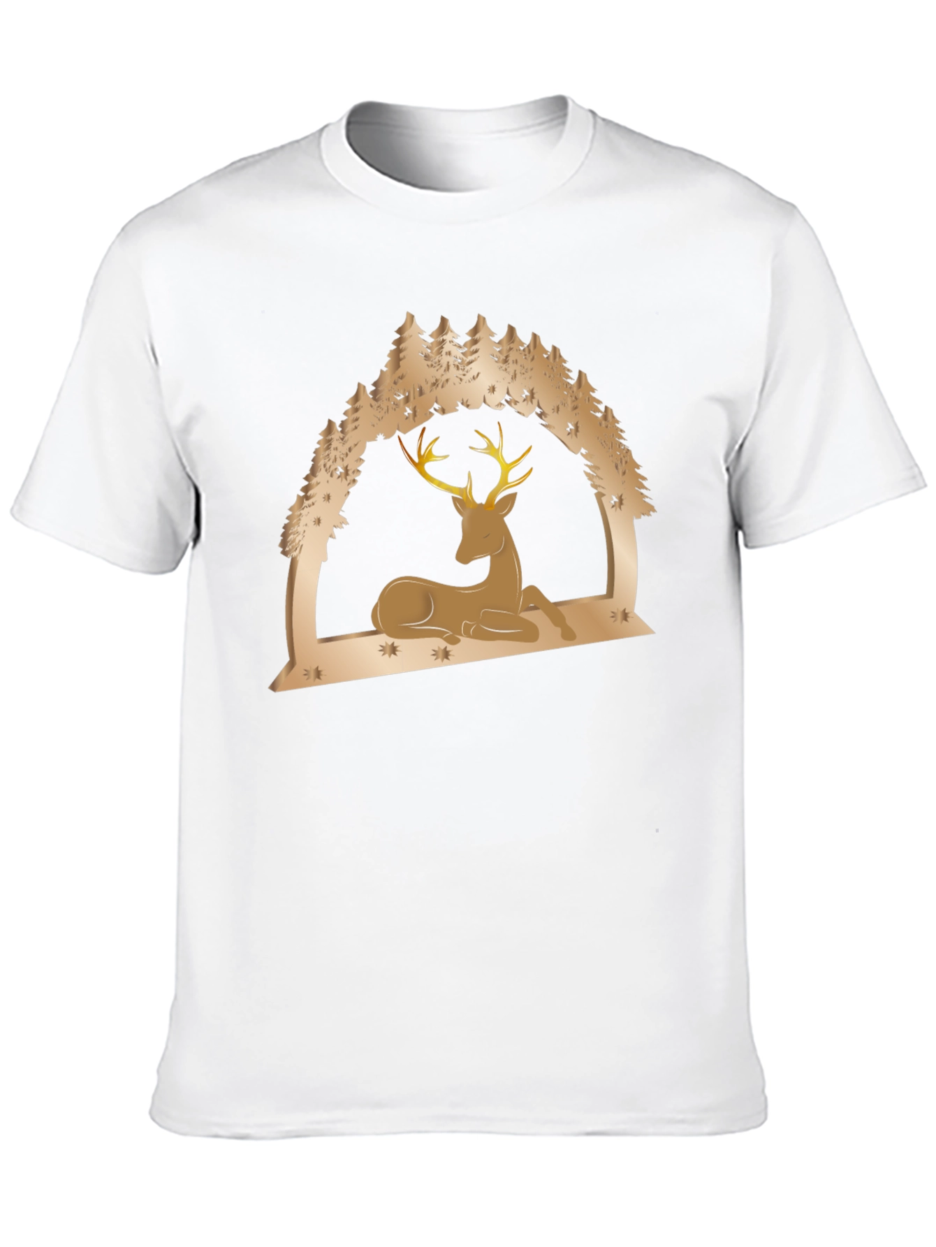 Deer Forest Graphic T-Shirt