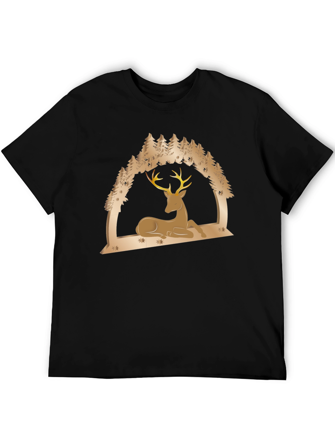 Deer Forest Graphic T-Shirt