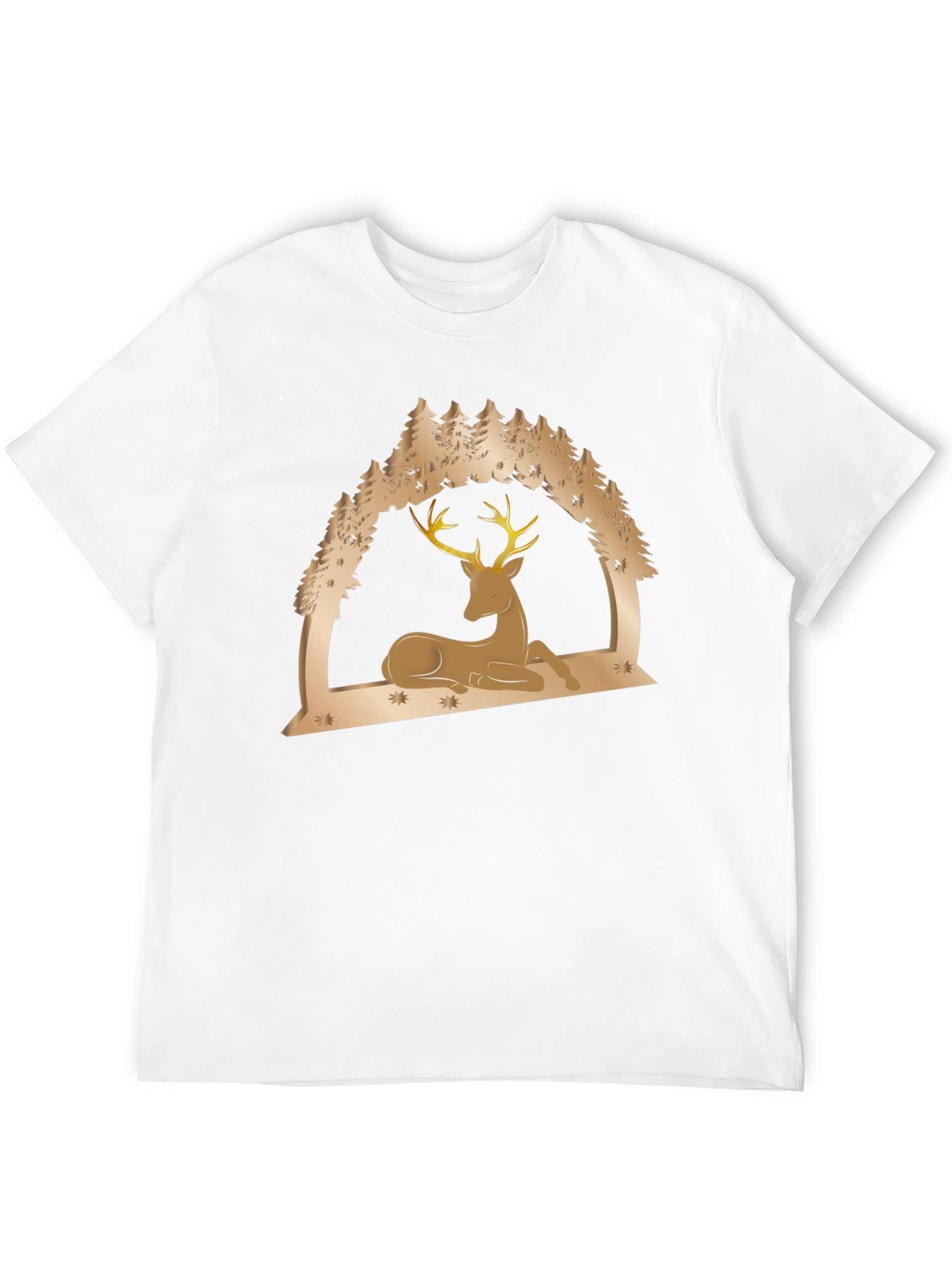 Deer Forest Graphic T-Shirt