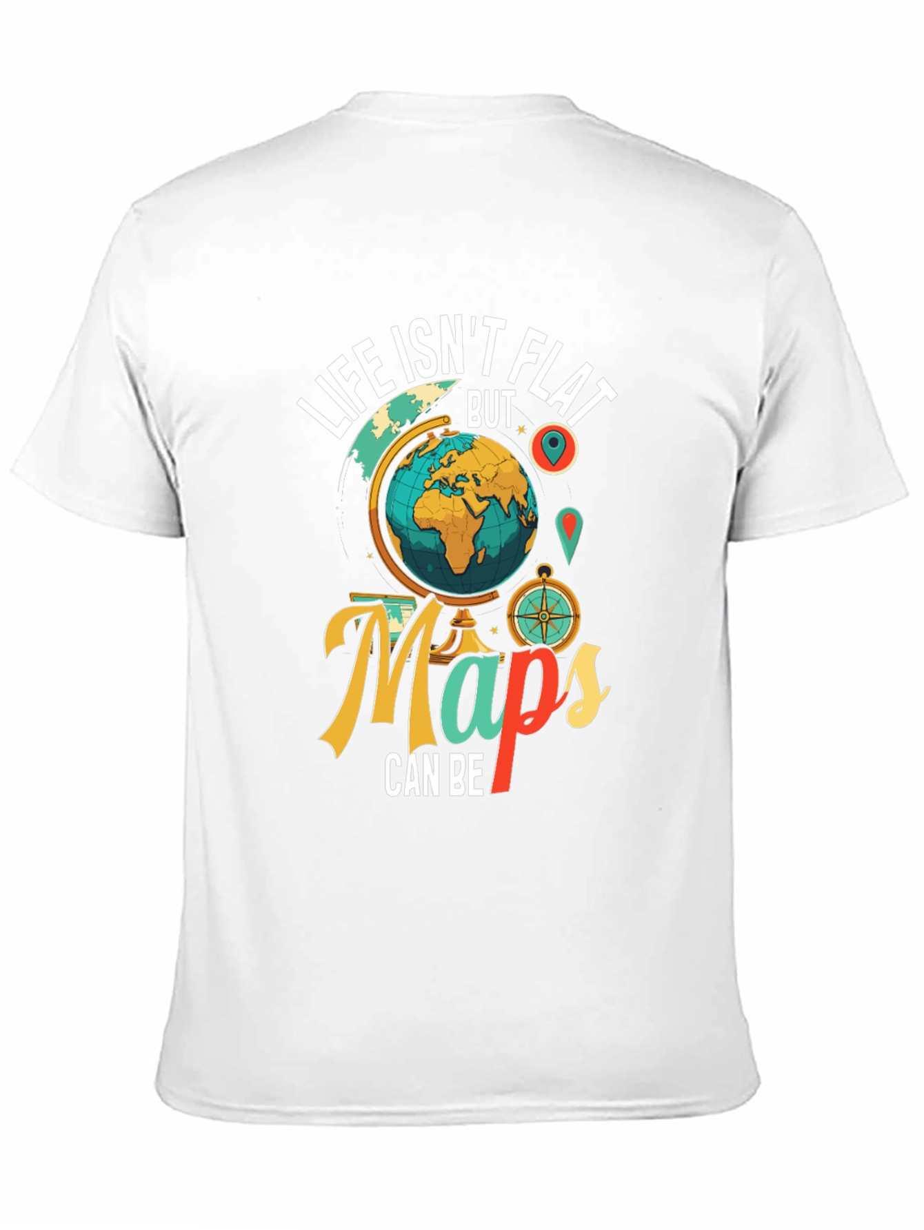 Life Isnt Flat Globe Graphic Tee