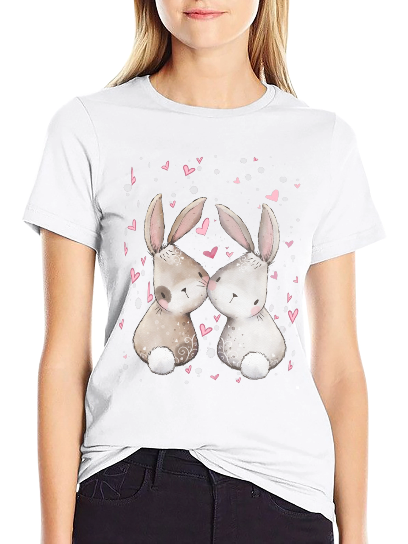 Cute Bunny Love T-Shirt