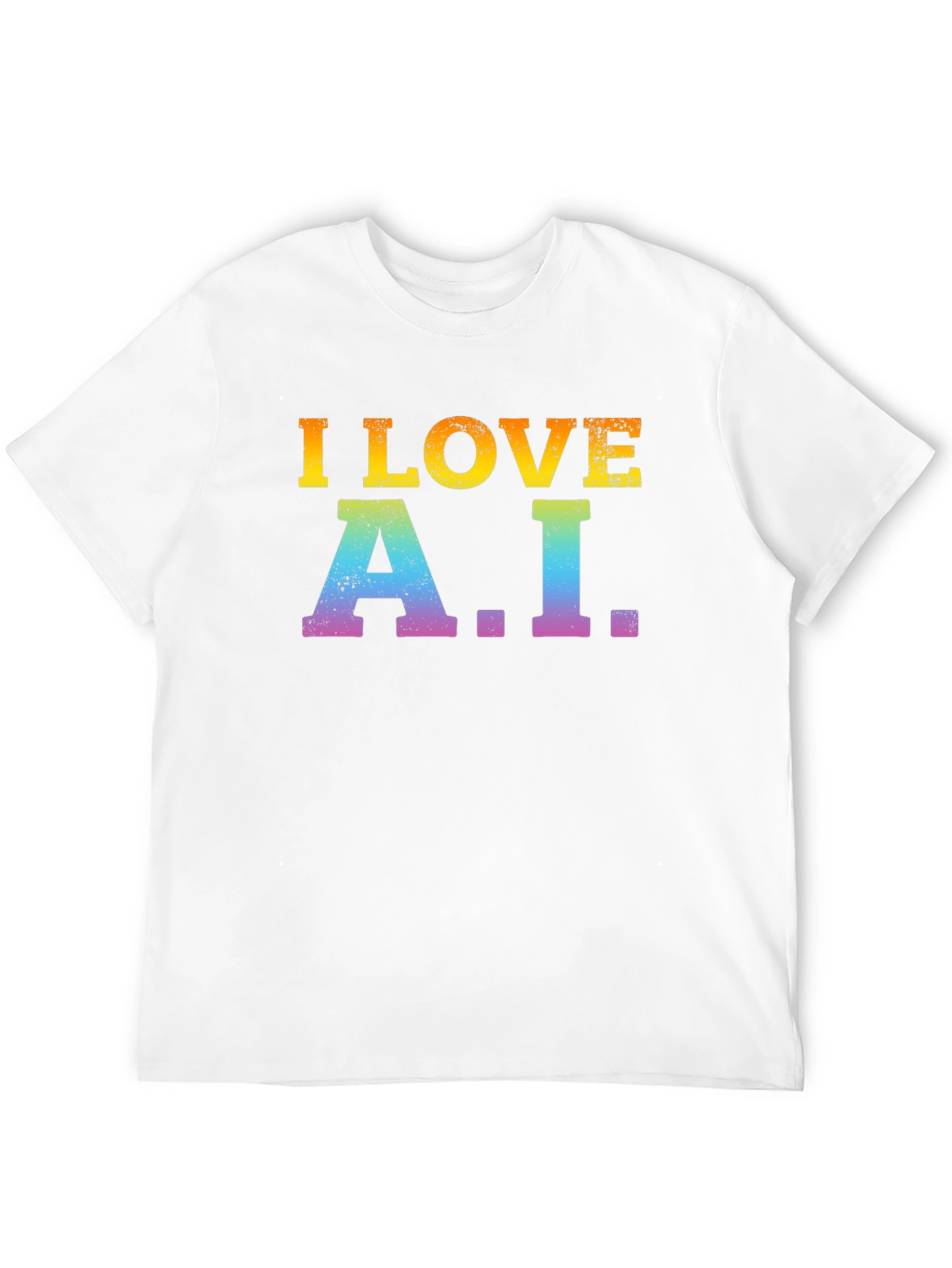 I Love A.I. Black T-Shirt