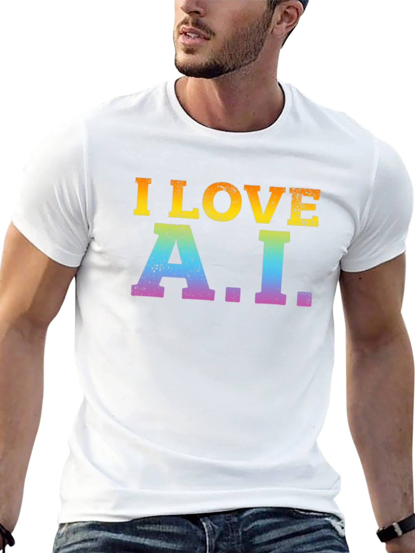 I Love A.I. Black T-Shirt
