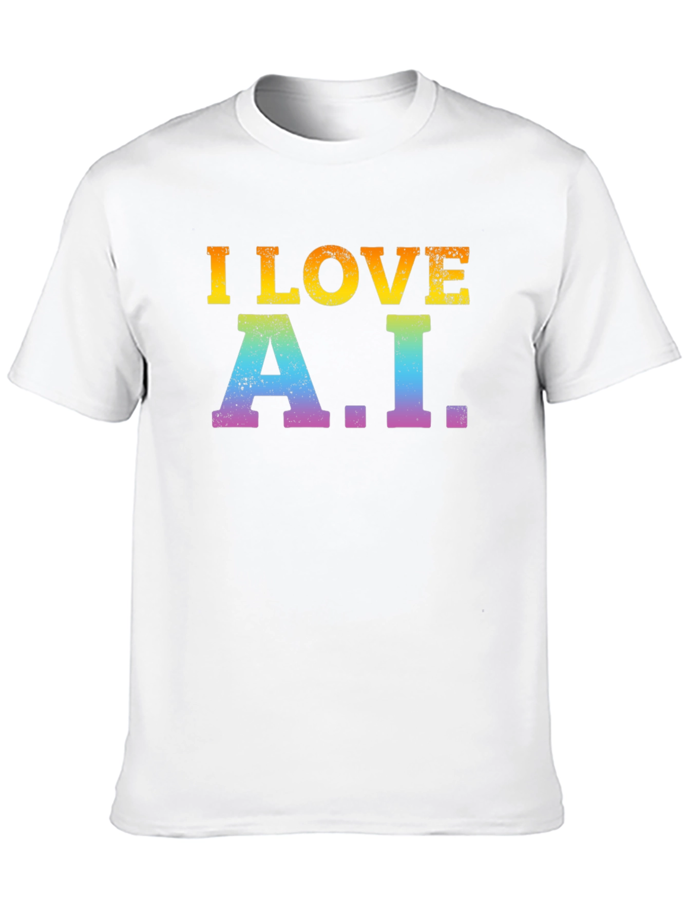 I Love A.I. Black T-Shirt
