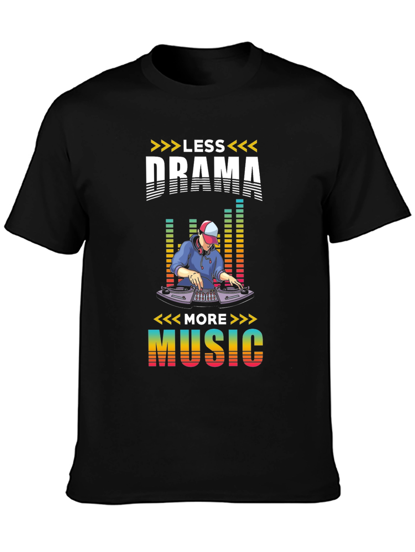Less Drama More Music Graphic Tee