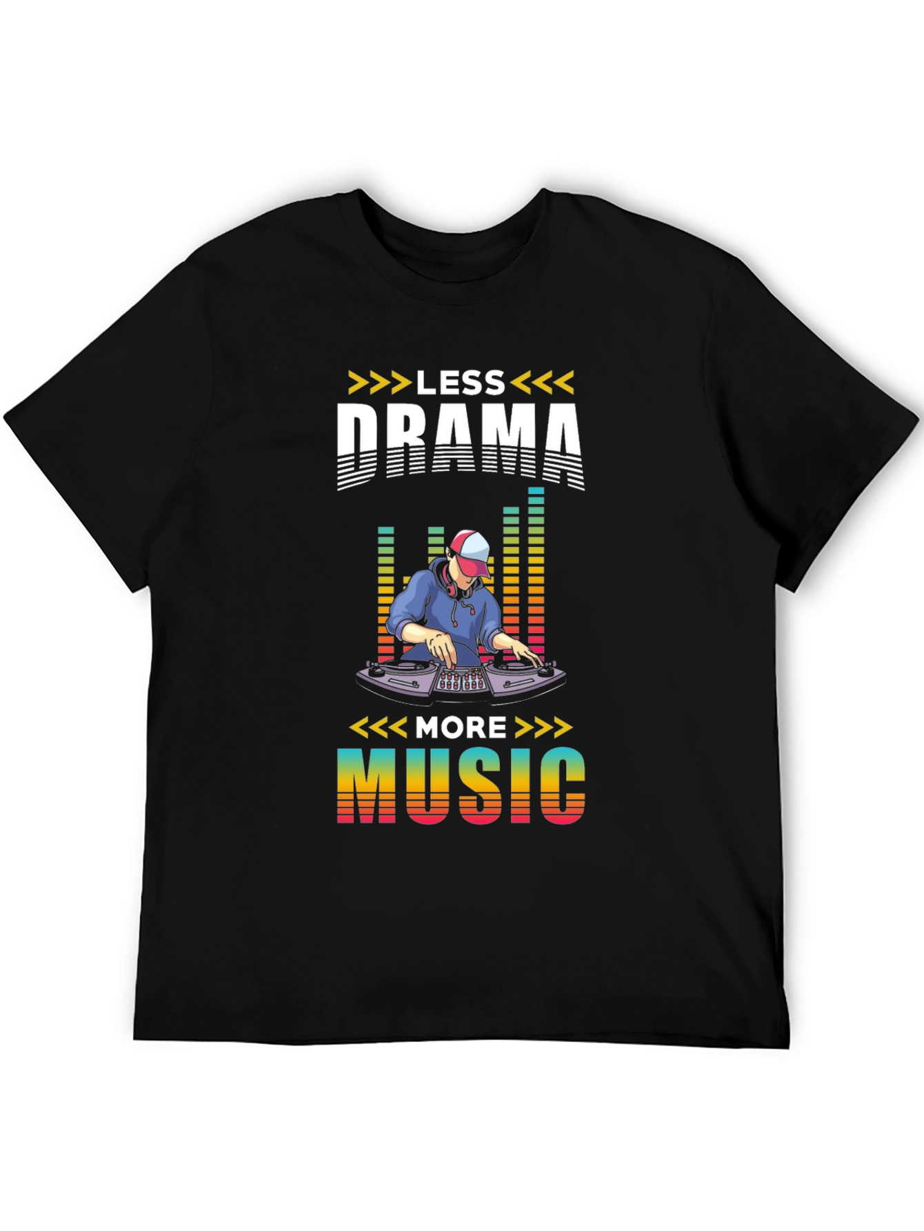 Less Drama More Music Graphic Tee