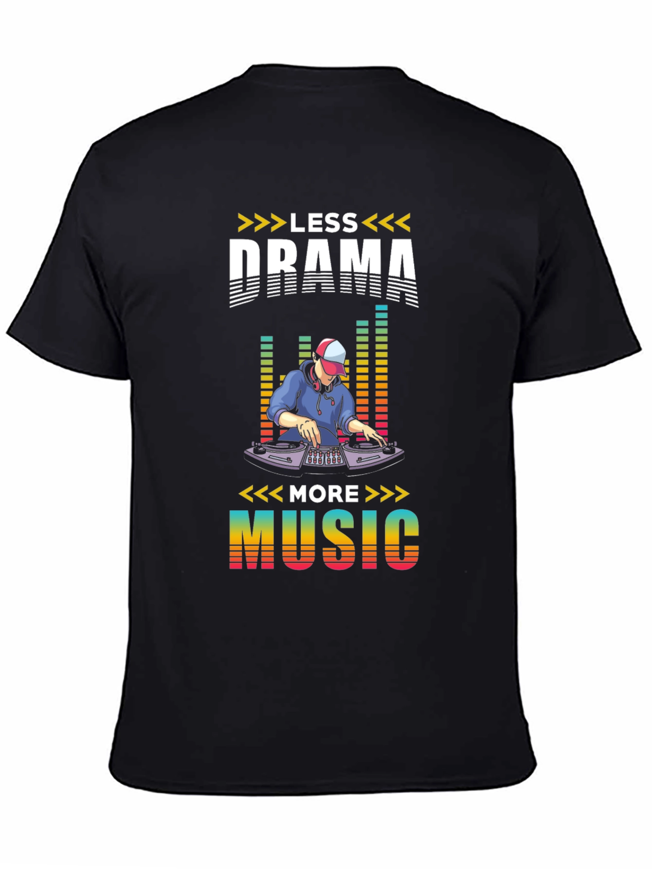 Less Drama More Music Graphic Tee