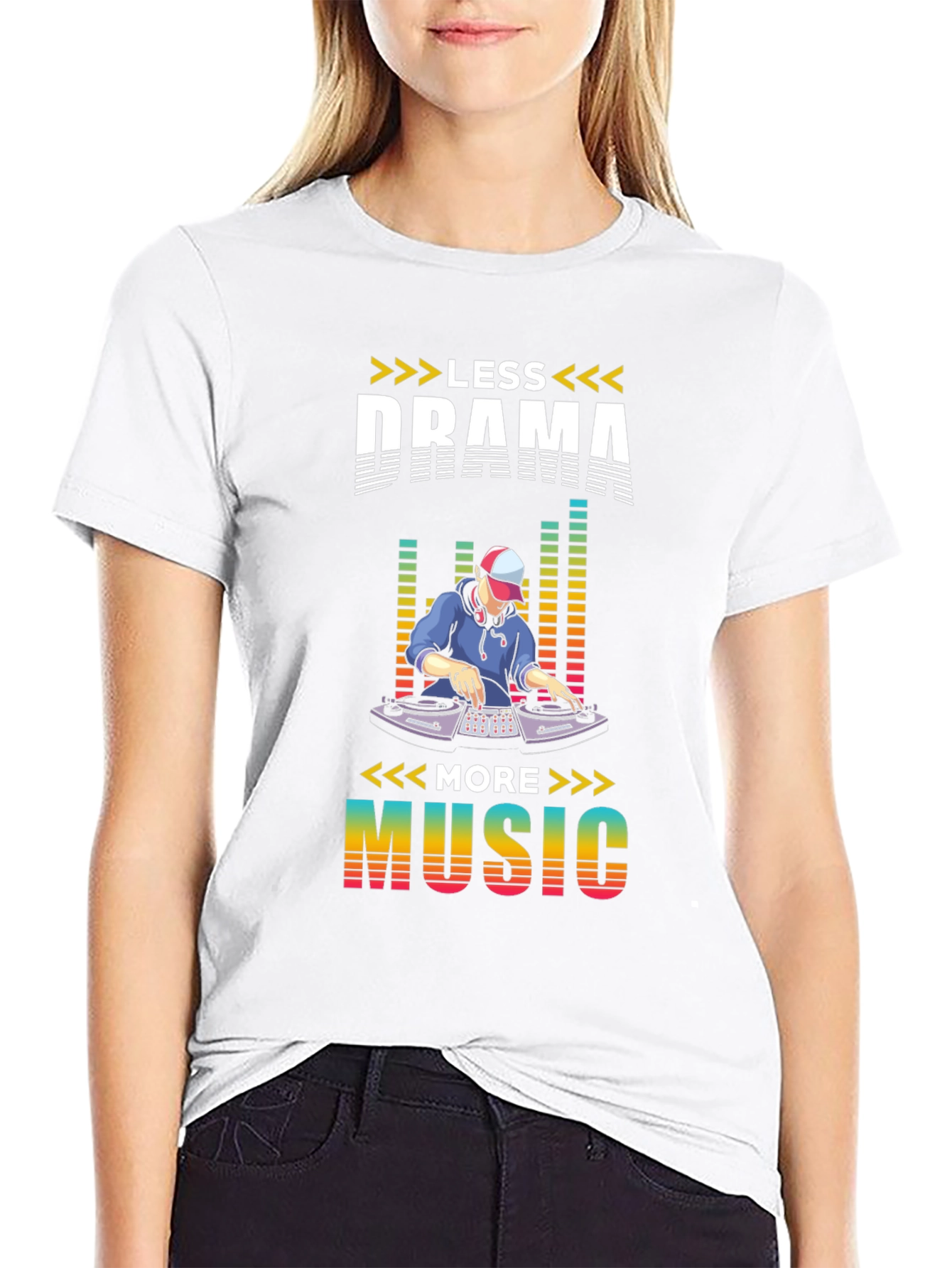 Less Drama More Music Graphic Tee