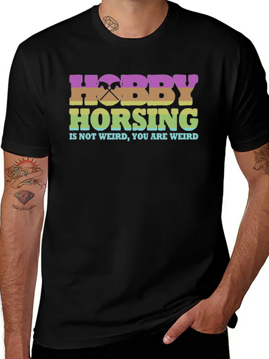 Hobby Horsing With Hobby Horse Unisex Casual T-Shirt – Clean Design For Daily Comfort