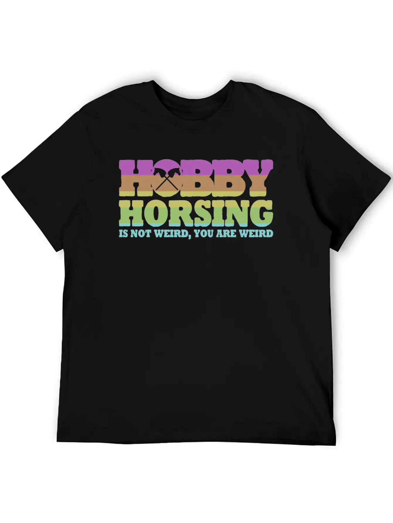 Hobby Horsing With Hobby Horse Unisex Casual T-Shirt – Clean Design For Daily Comfort