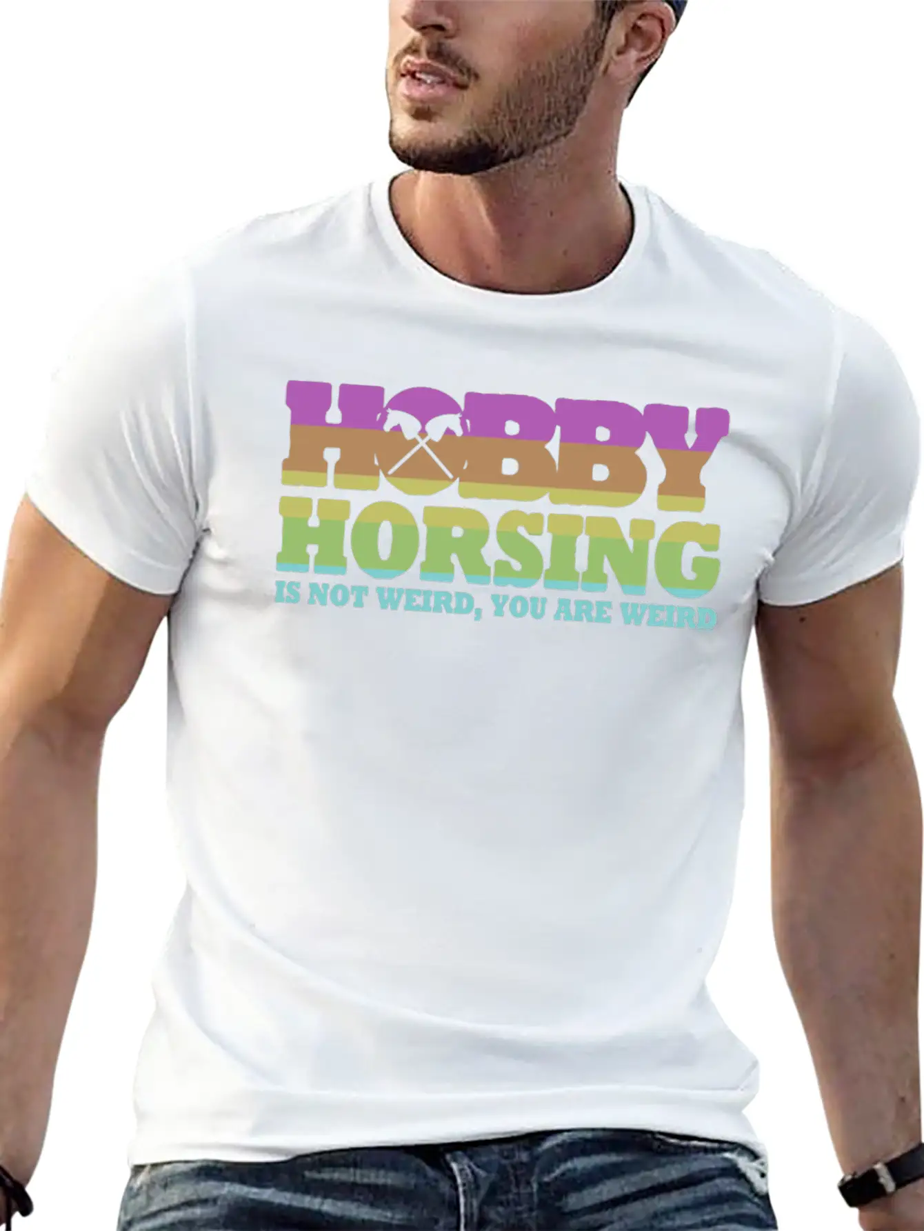 Hobby Horsing With Hobby Horse Unisex Casual T-Shirt – Clean Design For Daily Comfort