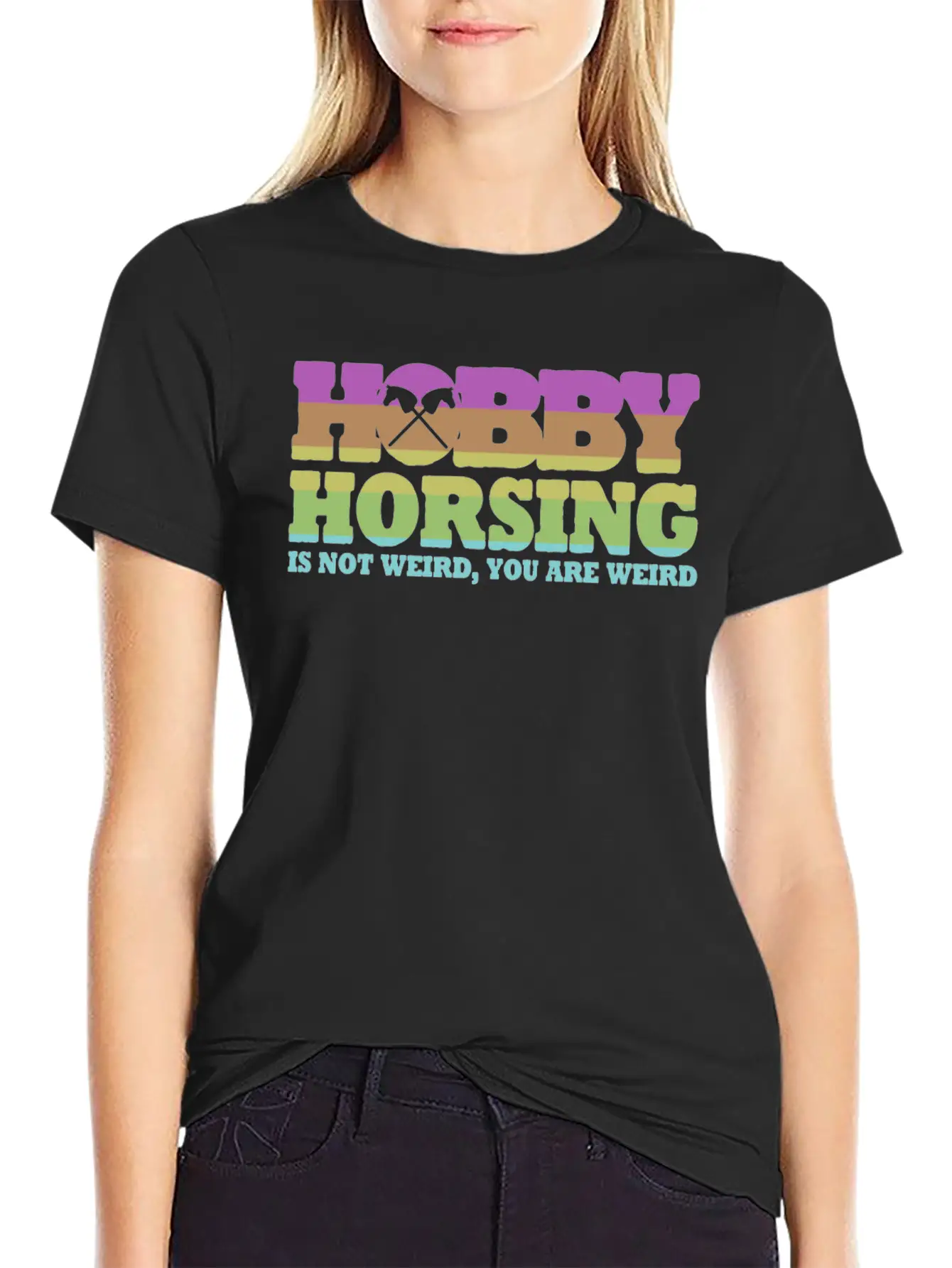 Hobby Horsing With Hobby Horse Unisex Casual T-Shirt – Clean Design For Daily Comfort