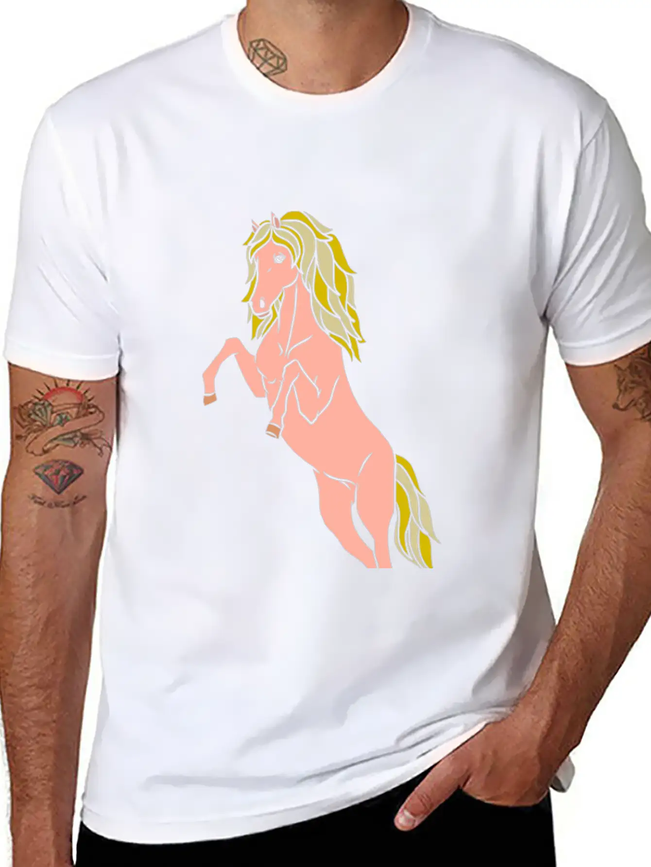 HORSE GIRL Unisex Casual T-Shirt – Clean Design For Daily Comfort